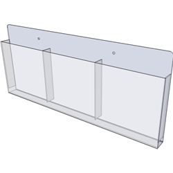 9" X 9" X 1.5" 3 Pocket - Screw Hole Mount-0