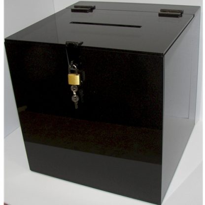 BB10C 10" X 10" X 10" - Clear with Lever Lock