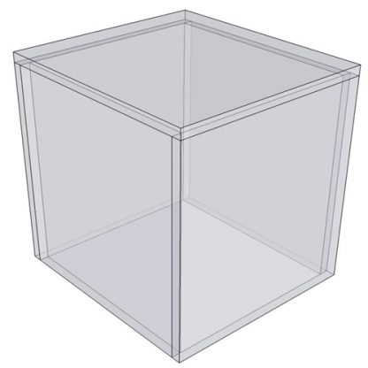 AC6 - 6" X 6" X 6" - Clear