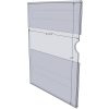 WM8511CV - 8.5" X 11" (Portrait - C-Style with Velcro) - Wall Mount Acrylic Sign Holder - Economy - .08 Inch Thickness