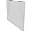 WM1290FV - 12" X 9" (Landscape - Flush with Velcro) - Wall Mount Acrylic Sign Holder - Standard - 1/8 Inch Thickness