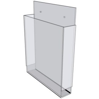 WMPH8511 - 9.25" X 11" (Portrait - 1 1/2" Deep) - Slat Wall Mount