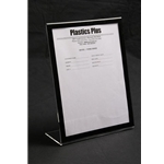 Custom Tilt Back Sign Holders