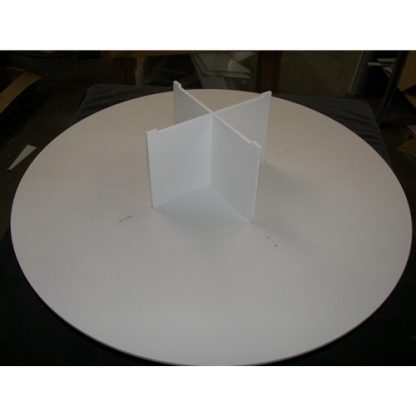 Round Cake Risers - White Foam PVC