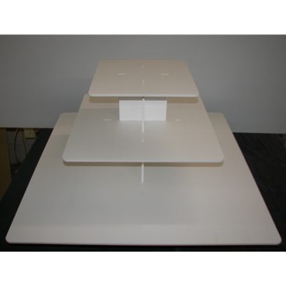 Square Cake Risers - White Foam PVC