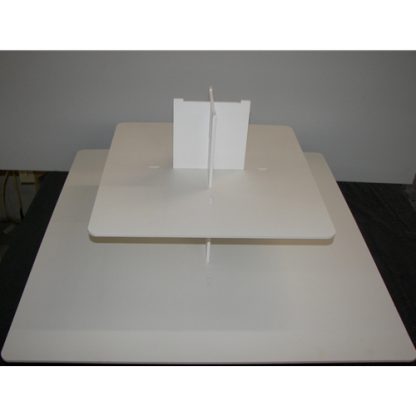 Square Cake Risers - White Foam PVC