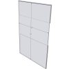 WM1824C - 18" X 24" wall mounted (Portrait - C-Style Sign Holder Only) - Wall Mount Acrylic Sign Holder - Standard - 1/8 Inch with Horizontal Business Card Holder