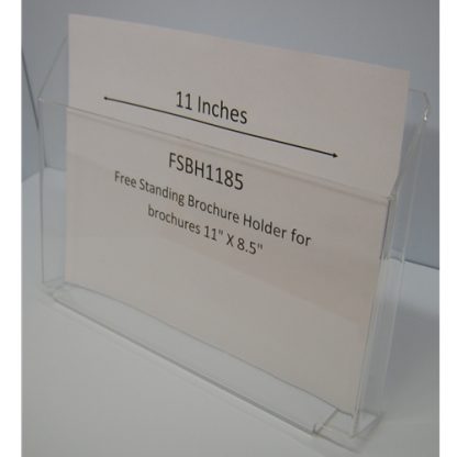 FSBH1185 - 11" x 9" x 1.25" (Landscape) - FSBH1185 with Vertical Business Card Holder