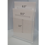 FSBH85112T - 9" X 12" Portrait - With Vertical Business Card Holder