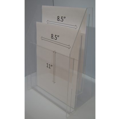 FSBH85112T - 9" X 12" Portrait - With Vertical Business Card Holder