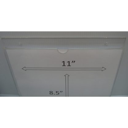 WM1185S3STN - 11" X 8.5" (Landscape - "Mini Pocket" Sign Holder with Screw Holes) - Default