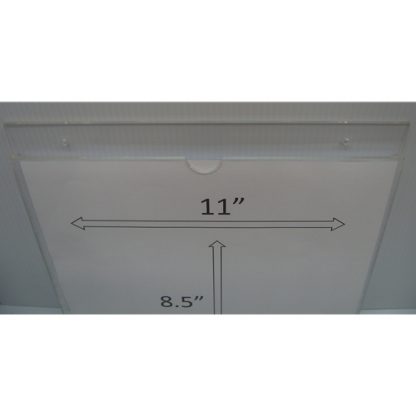 WM1185S3STN - 11" X 8.5" (Landscape - "Mini Pocket" Sign Holder with Screw Holes) - Default