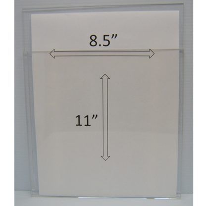 WMPH8511 - 8.75" X 11" (Portrait - 1/4" Deep Pocket) - Tape Mount