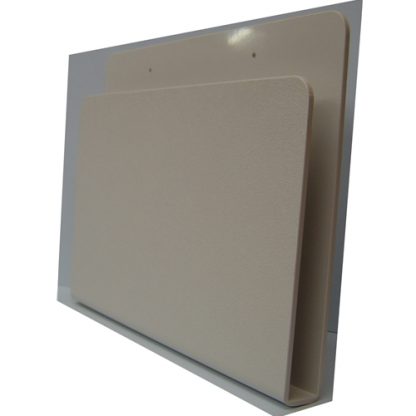 CH151 - 15.5" X 11" X 1" - 3/16" White ABS