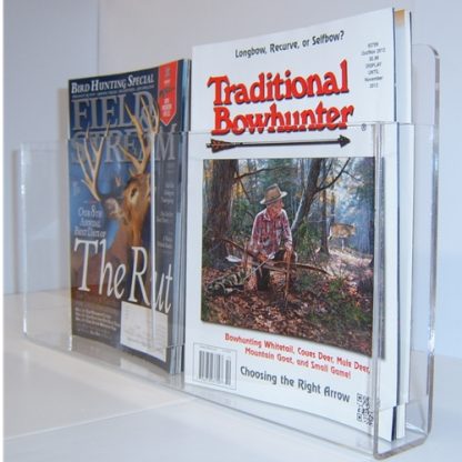 WM2Mag2 - 9" X 11" X 2 Pocket (Portrait - 2" Deep) - Slat Wall Mount