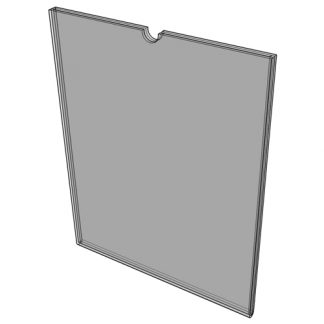 WM1711F3STN - 17" X 11" (Landscape - Flush "Mini Pocket" Sign Holder) - With Velcro