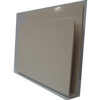 CH111 - 11.75" X 11" X 1" - 3/16" White ABS