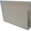 CH112 - 11.75" X 11" X 2" - 3/16" White ABS
