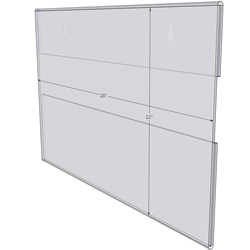 WM2822CKH - 28" X 22" (Landscape - C-Style with Keyholes)-0