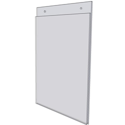 8 x 10 wall mount sign holder (Portrait - with Screw Holes)-0