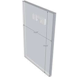 WM5585FST - 5.5" X 8.5" (Portrait - Flush with Saw Tooth)-0