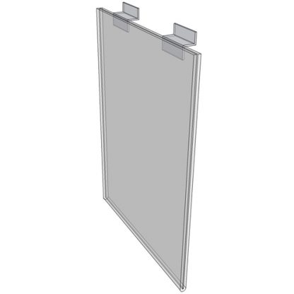 WM1117FSW - 11" X 17" sign holder (Portrait - Flush with Slat Wall)-0