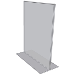 OB8010 - 8" X 10" countertop sign holder (Portrait)-0