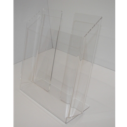 1 Piece Bent Brochure Holders