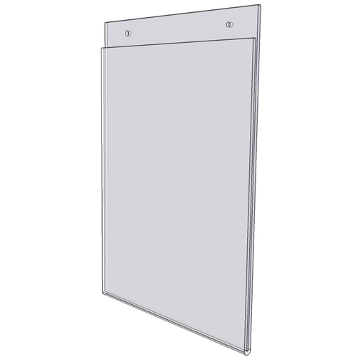 Ad Frame Sign Holder 5"W x 7"H Wall Mount No Holes 
